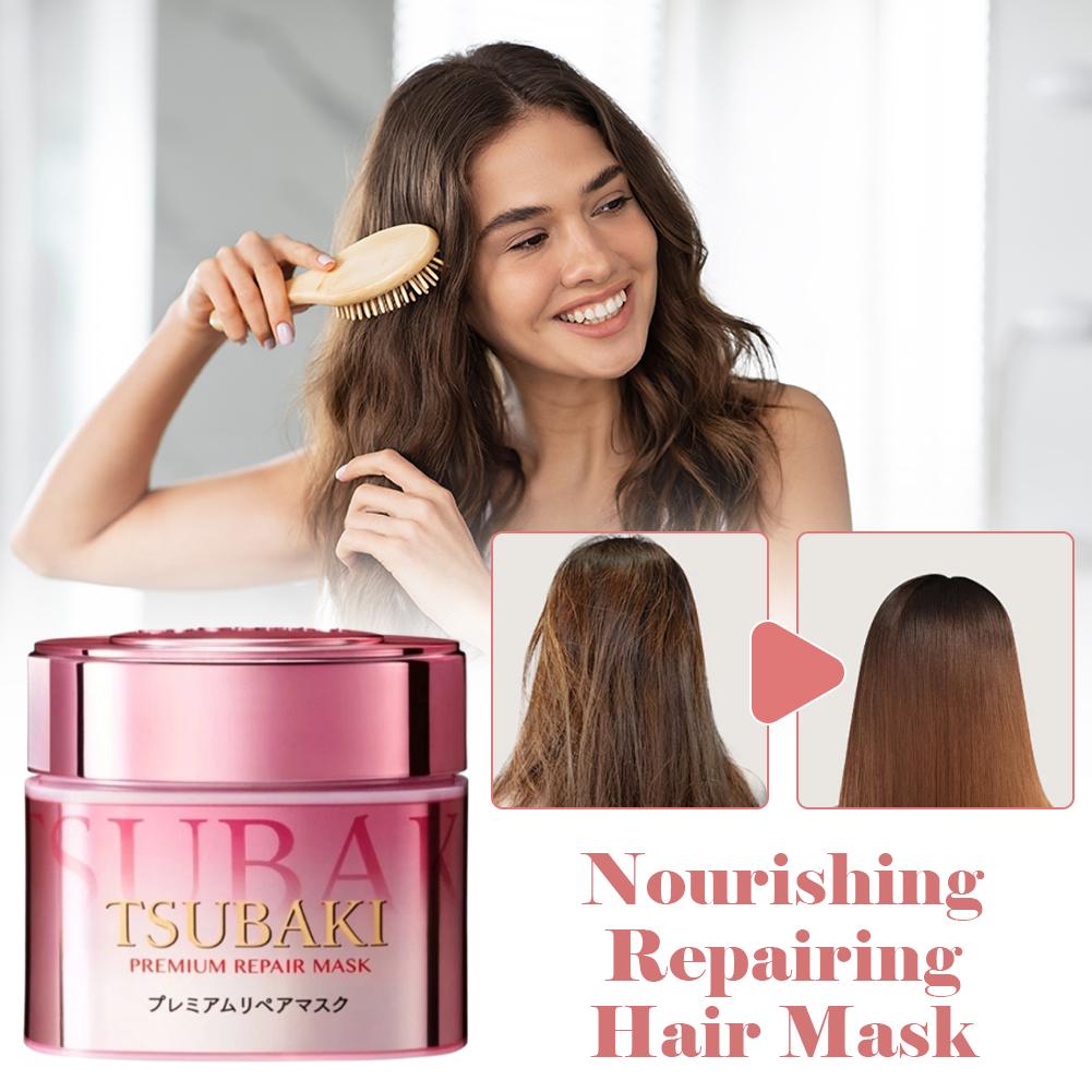 Hair Care Tsubaki - TSUBAKI Masker Perawatan Rambut 180g Menghaluskan