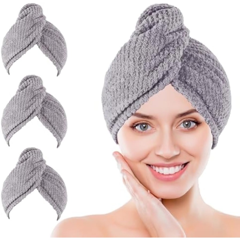Hair Turban Towel - Handuk Rambut Super Serap Cepat Kering