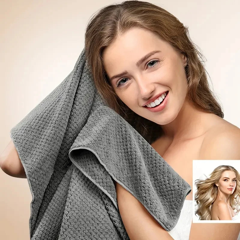Hair Turban Towel - Handuk Rambut Mikrofiber Ultra Serap Ekstra