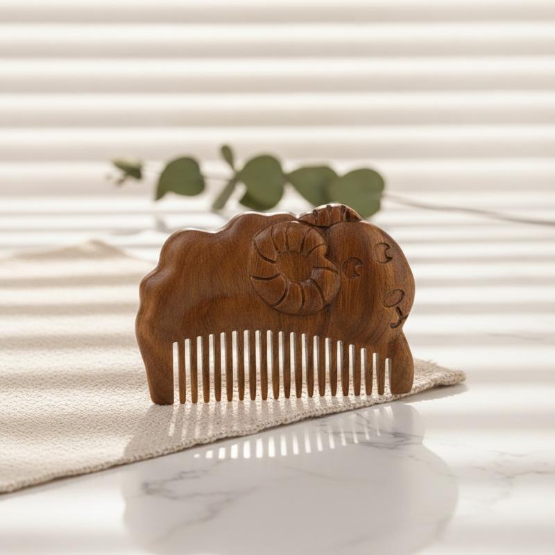Hair Care Gift - Sisir Rambut Bayi Kayu Cendana Mini