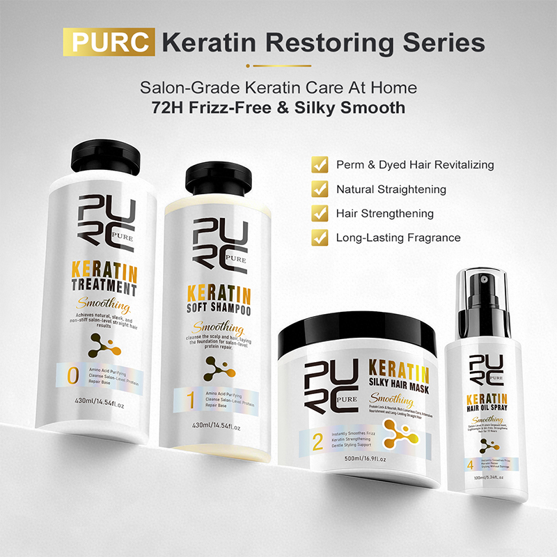 Hair Care Set - Perawatan Rambut PURC Keratin Treatment Set: