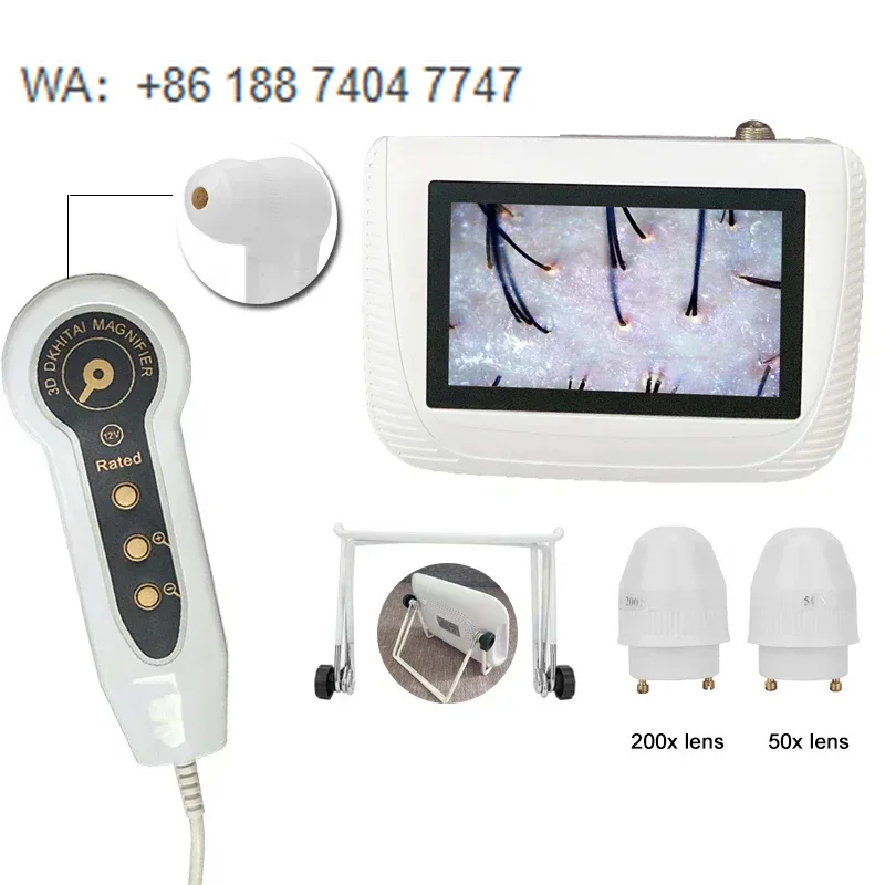 Hair Care Hospital - Mesin Analisa Dermis Portabel 5 inci,