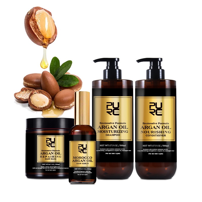 Argan Oil Treatment - Maroko Argan sampo minyak kondisioner masker