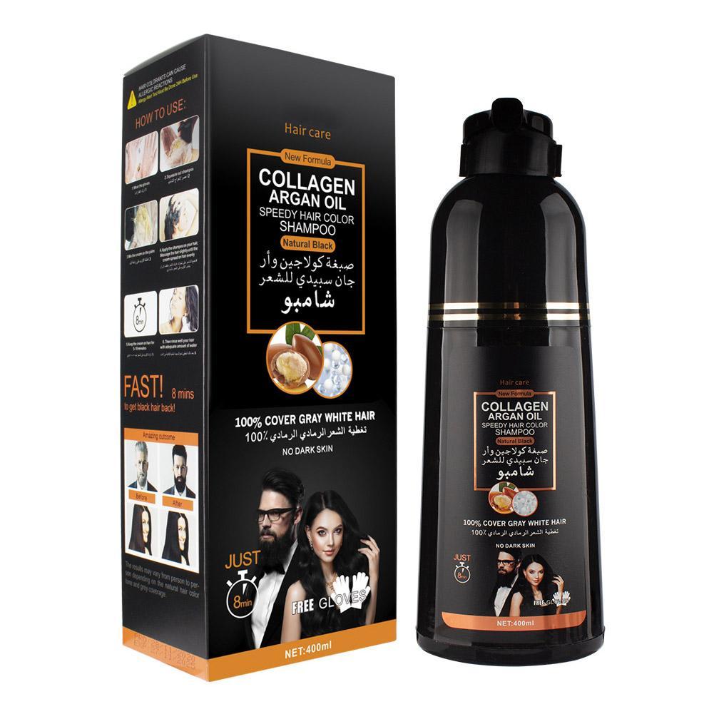 Argan Oil Treatment - Sampo Kolagen Minyak Argan 3-in-1 Pewarna