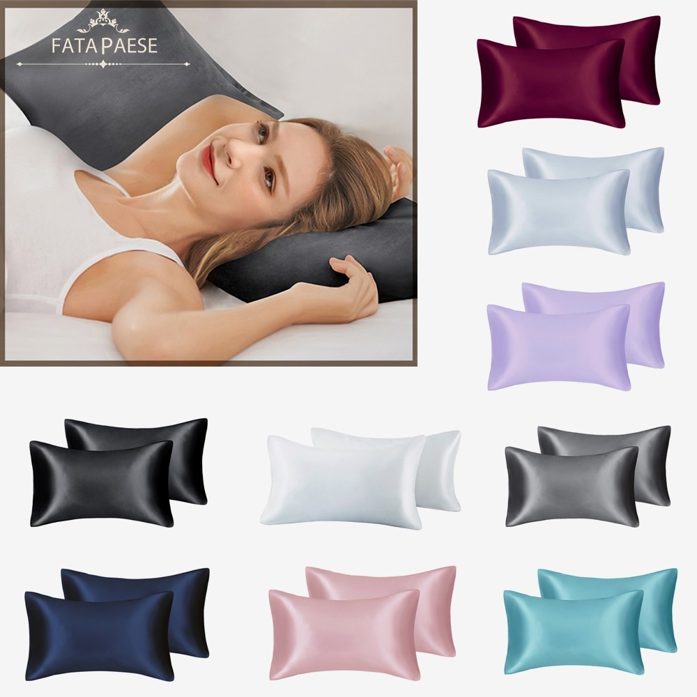 Hair Care Hospital - Sarung Bantal Satin Sutra 100% Baru