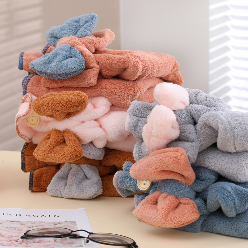 Topi Handuk Rambut Warna Solid - Hair Turban Towel ulasan dan harga