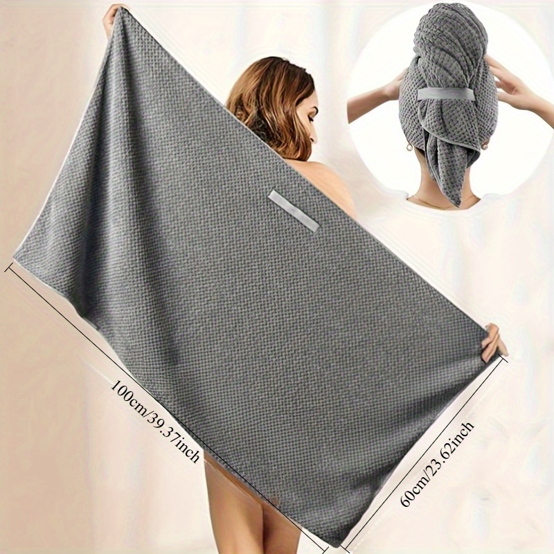 Handuk Rambut Mikrofiber Ekstr - Hair Turban Towel ulasan dan harga