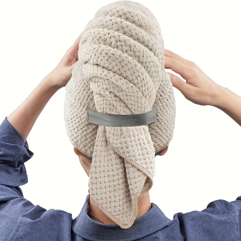 Handuk Rambut Mikrofiber Ekstr - Hair Turban Towel ulasan dan harga