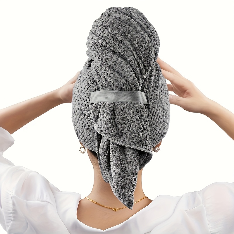 Handuk Rambut Mikrofiber Ekstr - Hair Turban Towel ulasan dan harga