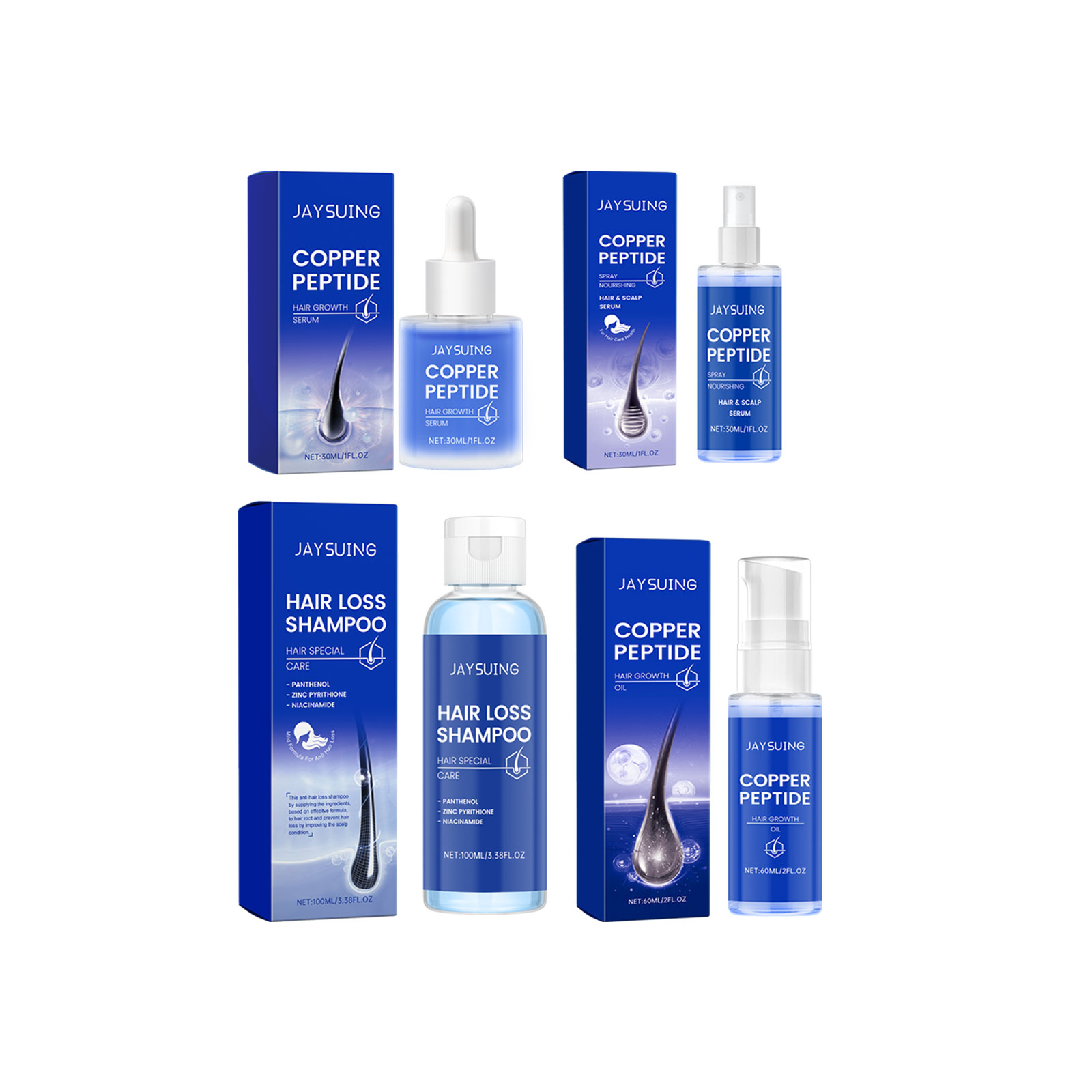 Sampo Peptida tembaga Serum pe - Hair Care Set ulasan dan harga