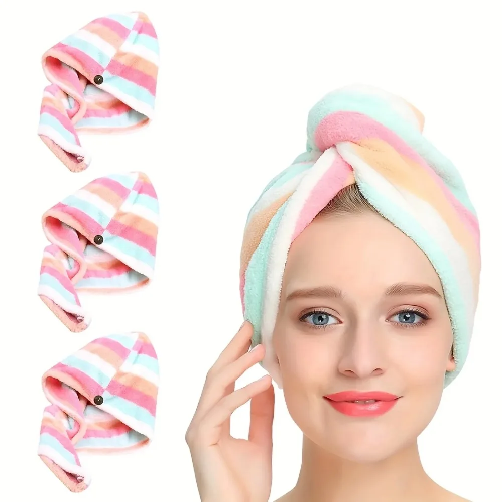 Topi Handuk Rambut Cepat Kerin - Hair Turban Towel ulasan dan harga