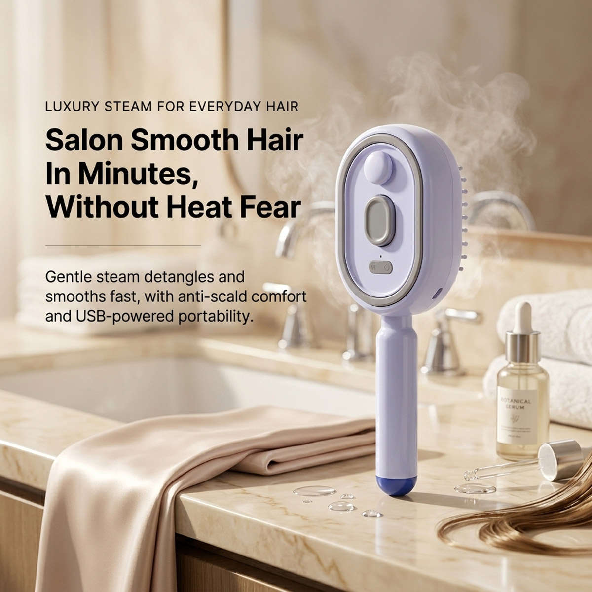 Sisir Rambut Elektrik Pembersi - Hair Care Gift ulasan dan harga