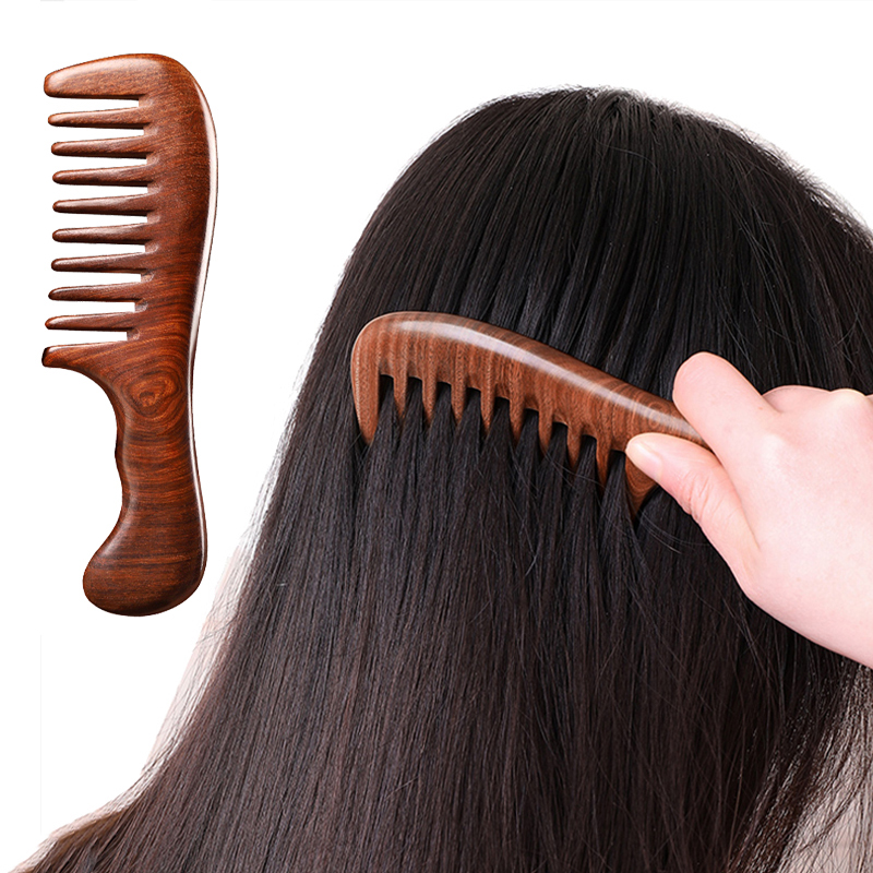 Sisir Rambut Kayu Cendana Alam - Hair Care Gift ulasan dan harga