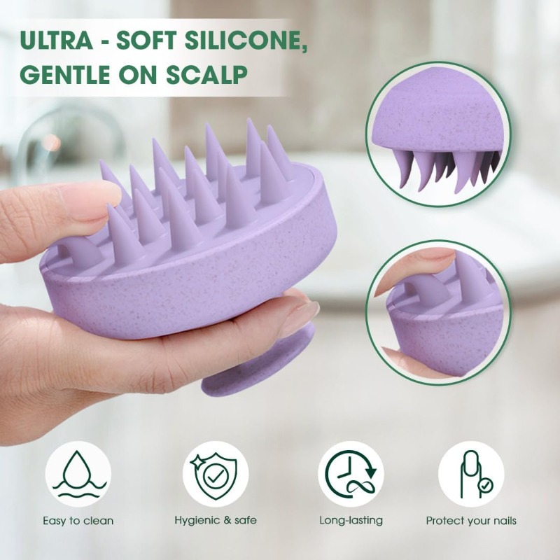 Set Sikat Pijat Kulit Kepala d - Hair Care Set ulasan dan harga