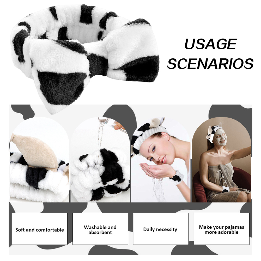 4pcs 3D Cow Headband Super Cut - Hair Care Set ulasan dan harga