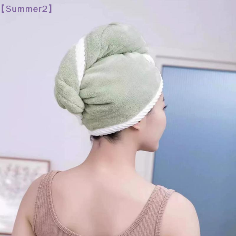 【Xia2】1/3 Buah Topi Pengering  - Hair Turban Towel ulasan dan harga