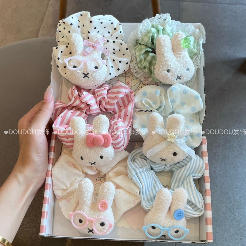 Ikat Rambut Miffy Lucu Model U - Hair Care Gift Set ulasan dan harga