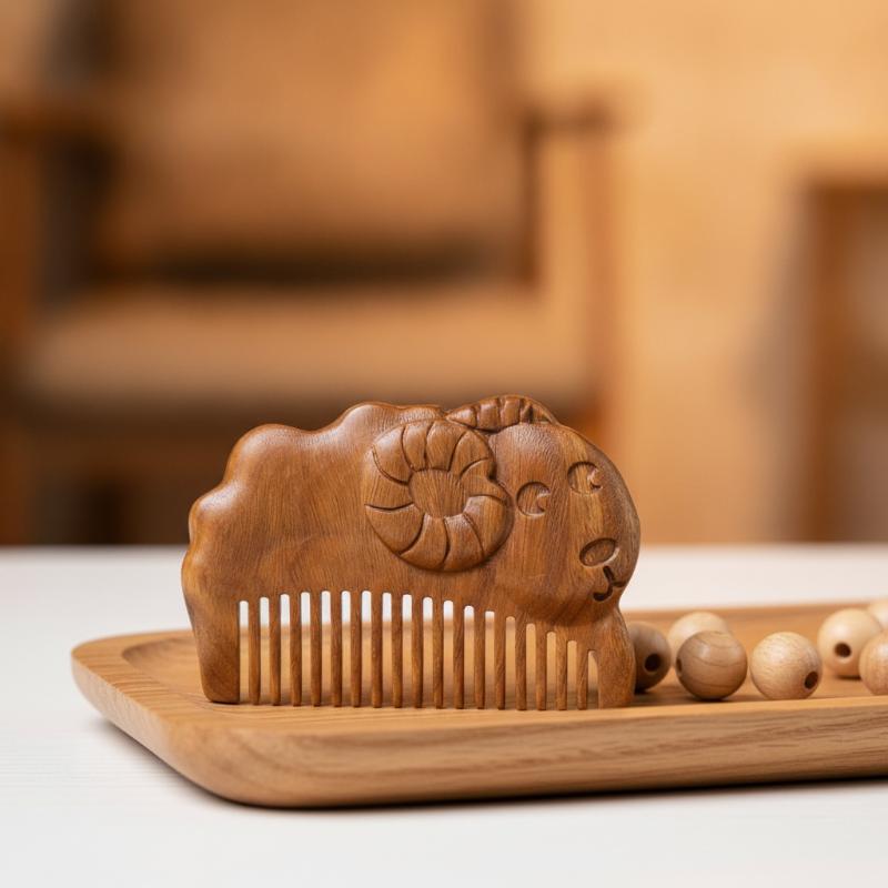 Sisir Rambut Bayi Kayu Cendana - Hair Care Gift ulasan dan harga