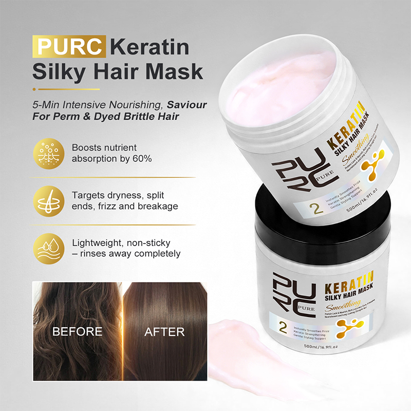 Perawatan Rambut PURC Keratin  - Hair Care Set ulasan dan harga