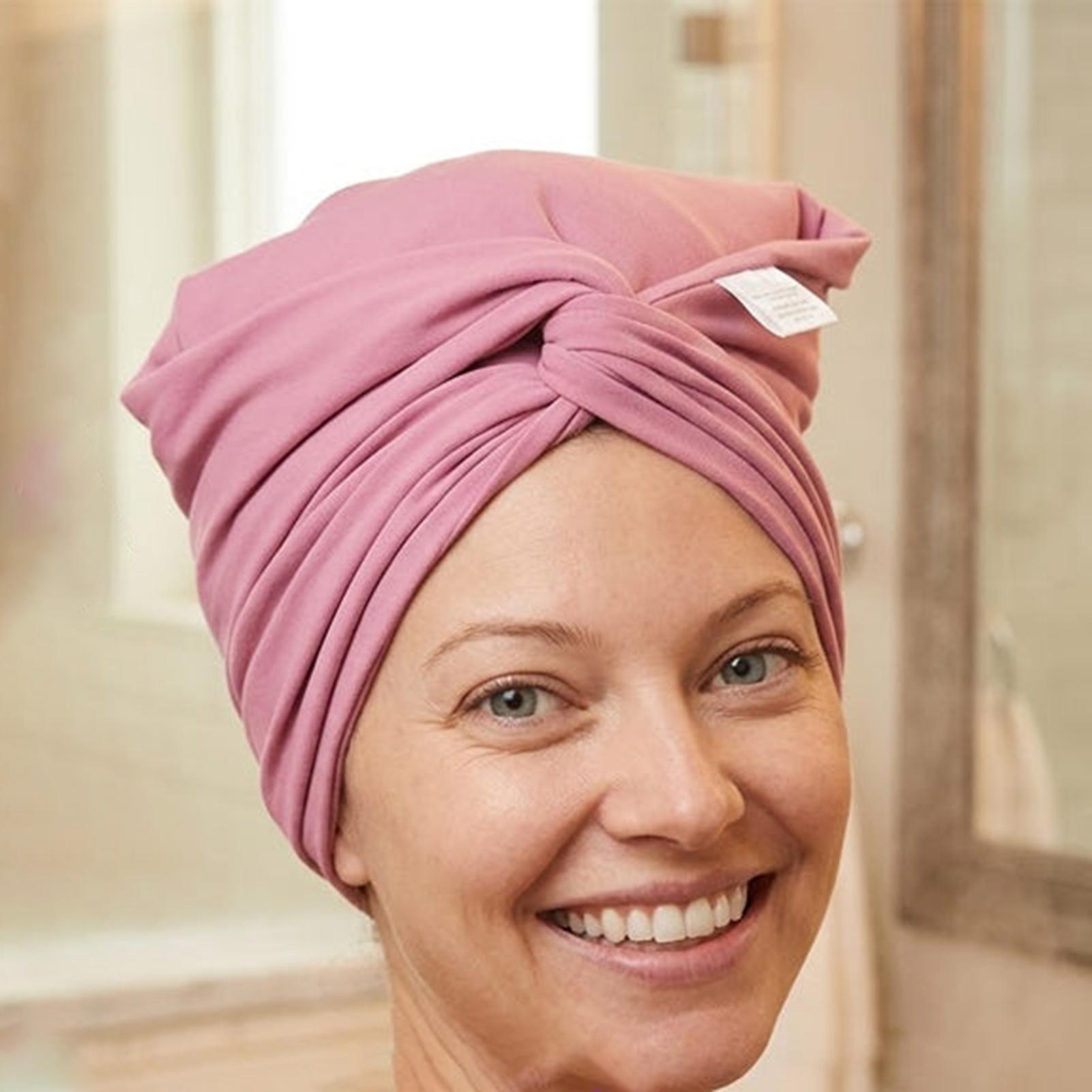 Handuk Rambut Lembut Anti Kusu - Hair Turban Towel ulasan dan harga