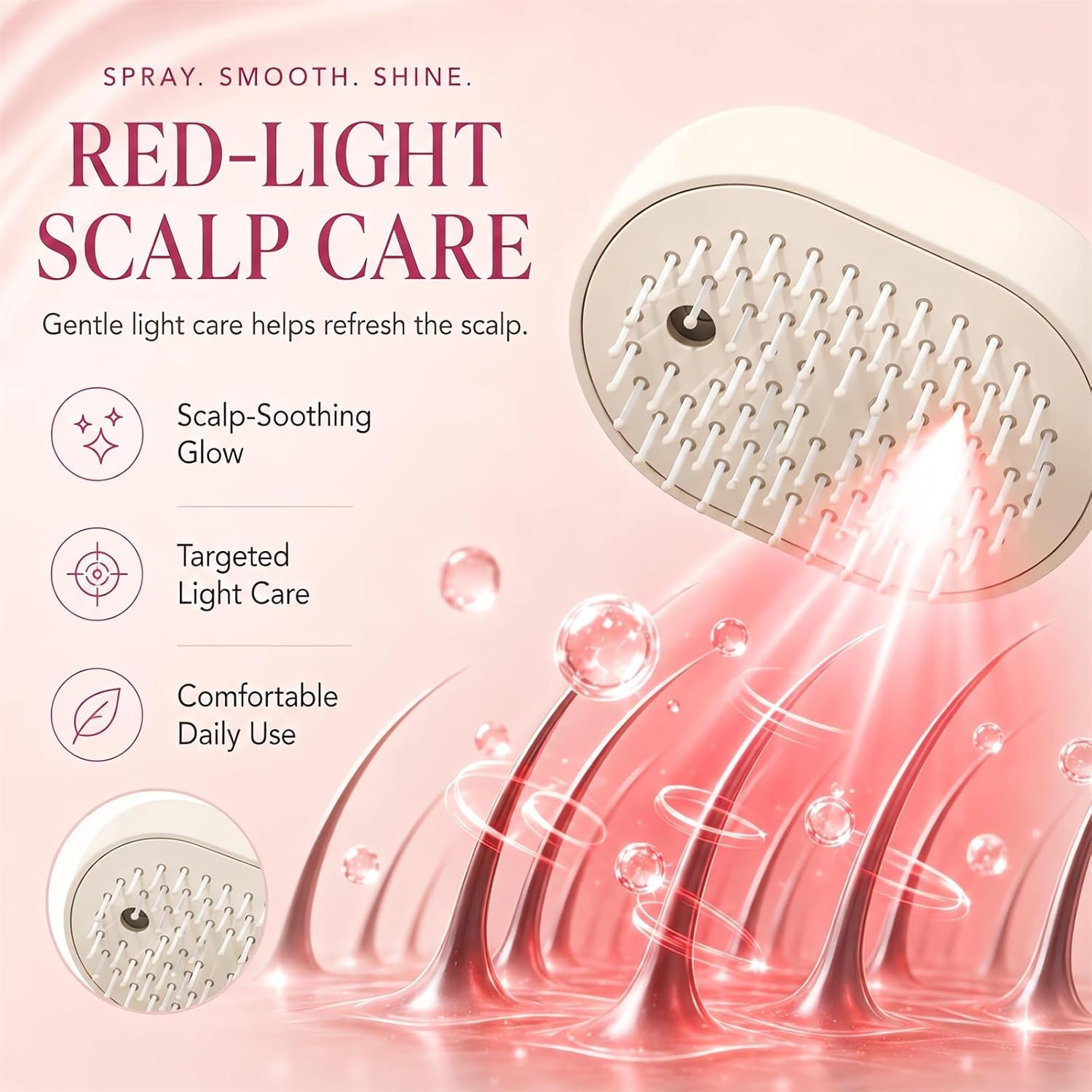 Sisir Pijat Multifungsi, Pijat - Hair Care Gift ulasan dan harga