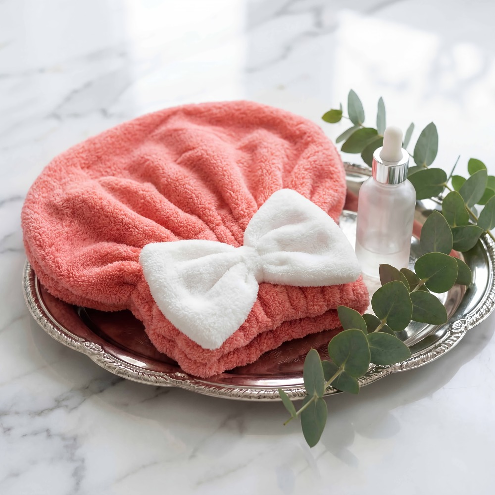Topi Pengering Rambut Mikrofib - Hair Turban Towel ulasan dan harga