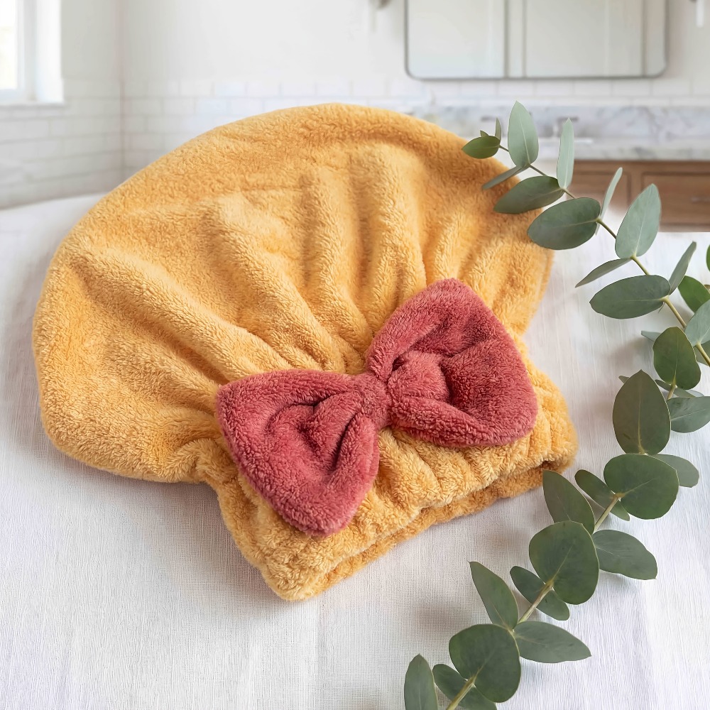 Topi Pengering Rambut Mikrofib - Hair Turban Towel ulasan dan harga