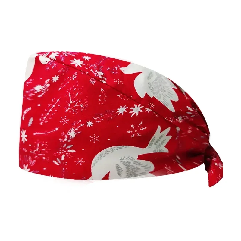 Topi bedah motif katun Scrub d - Hair Care Hospital ulasan dan harga