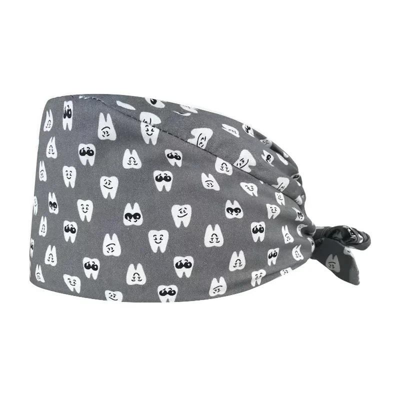 Topi bedah motif katun Scrub d - Hair Care Hospital ulasan dan harga