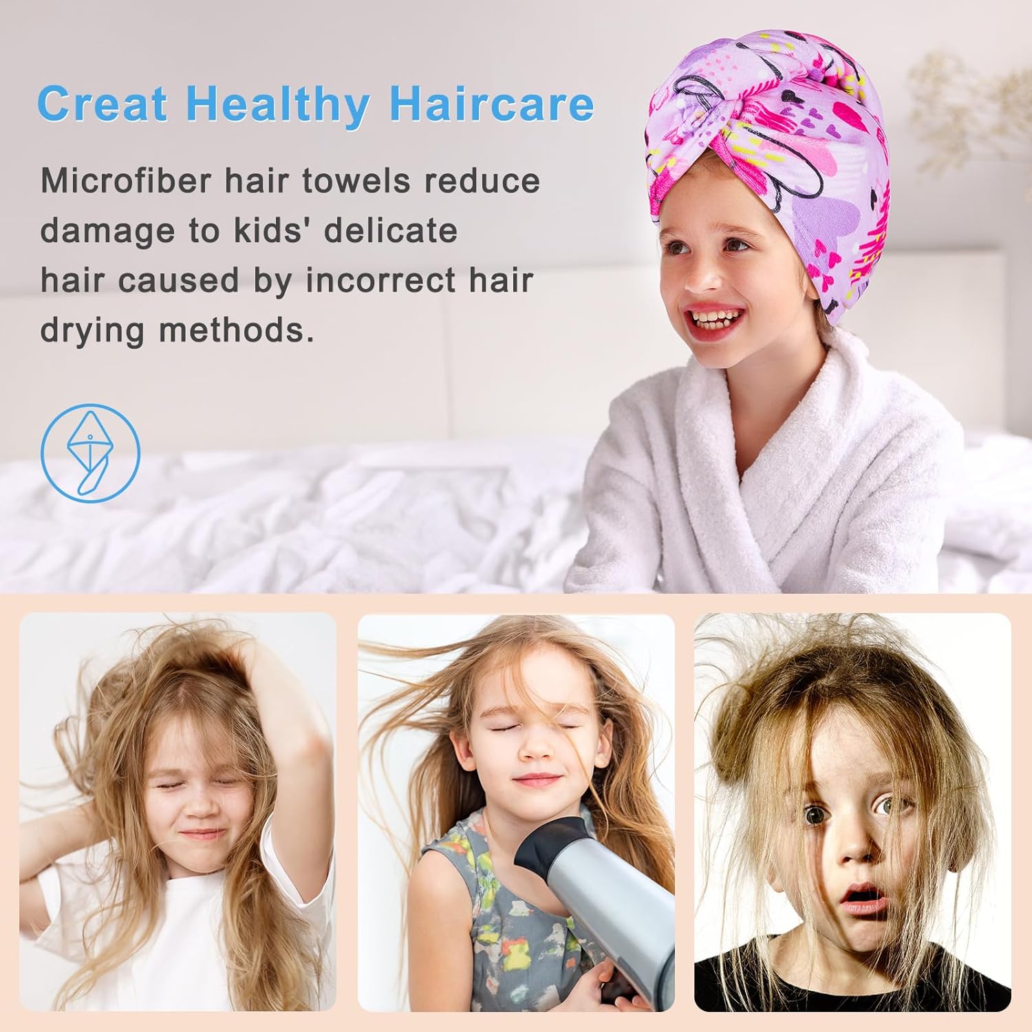 1 Buah Topi Handuk Pengering R - Hair Turban Towel ulasan dan harga