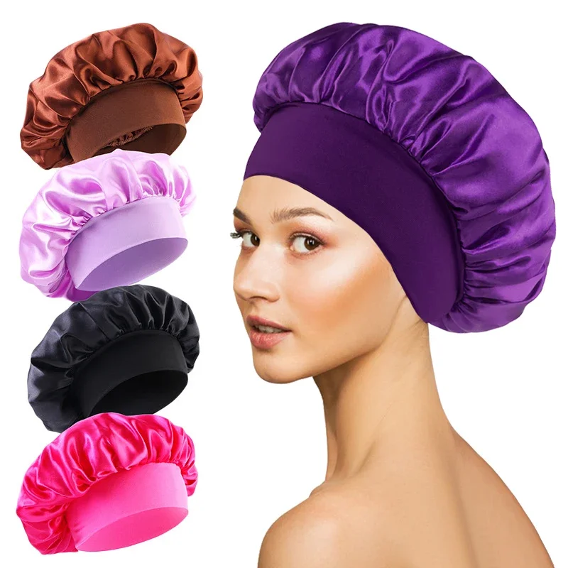 Bonnet Tidur Satin Besar Berla - Hair Care Long Hair ulasan dan harga