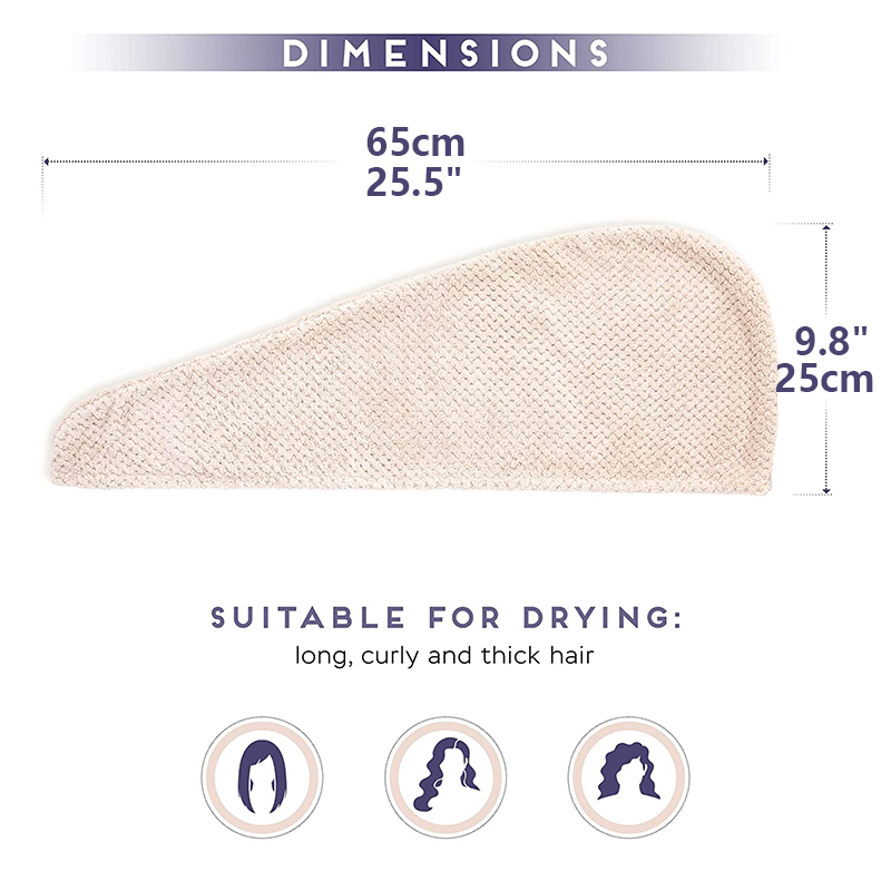 Handuk Rambut Wanita (Topi Ram - Hair Turban Towel ulasan dan harga