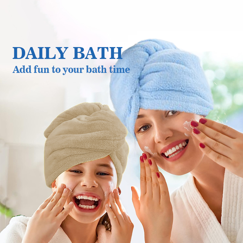 Bungkus handuk rambut Microfib - Hair Turban Towel ulasan dan harga