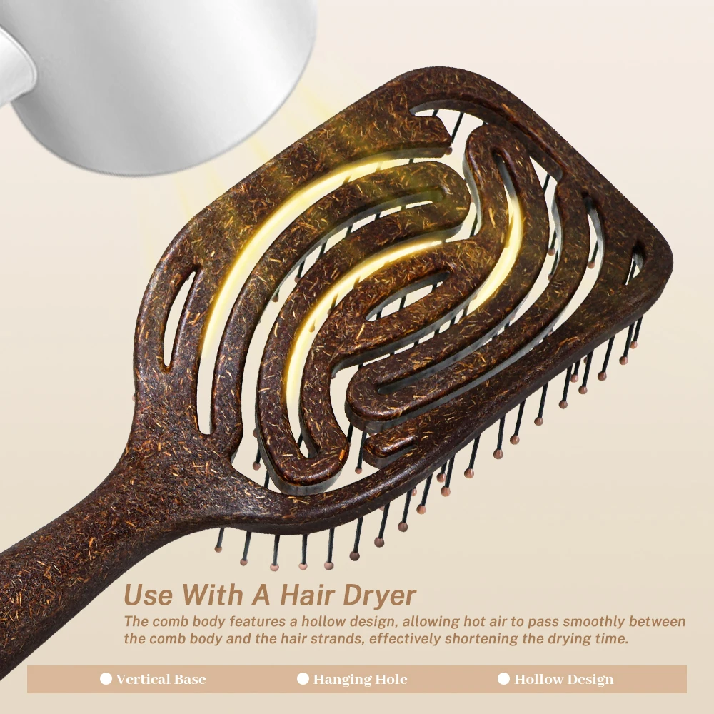 Sisir Pijat Rambut Bulu Nilon  - Hair Care Gift ulasan dan harga